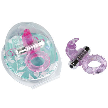 Howells Rabbit Cock Ring, фиолетовый, Виброкольцо с зайчиком Howells Rabbit Cock Ring, фиолетовый, Виброкольцо с зайчиком
