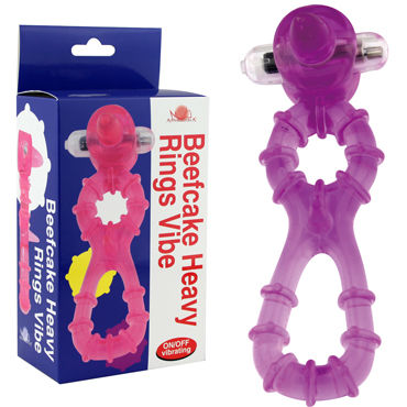 Howells Beefcake Heavy Rings Vibe, фиолетовый, Виброкольцо на пенис и мошонку Howells Beefcake Heavy Rings Vibe, фиолетовый, Виброкольцо на пенис и мошонку