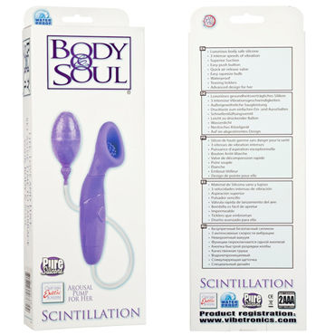 California Exotic Body & Soul Scintillation, фиолетовый - Клиторальный стимулятор с присоской - купить в секс шопе California Exotic Body & Soul Scintillation, фиолетовый - Клиторальный стимулятор с присоской - купить в секс шопе
