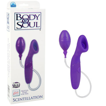 California Exotic Body & Soul Scintillation, фиолетовый, Клиторальный стимулятор с присоской California Exotic Body & Soul Scintillation, фиолетовый, Клиторальный стимулятор с присоской