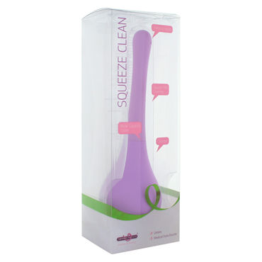 Seven Creations Squeeze Clean, розовый, Анальный душ Seven Creations Squeeze Clean, розовый, Анальный душ