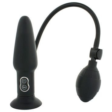 Seven Creations Inflatable Butt Plug, черная, Мультискоростная расширяющаяся пробка Seven Creations Inflatable Butt Plug, черная, Мультискоростная расширяющаяся пробка