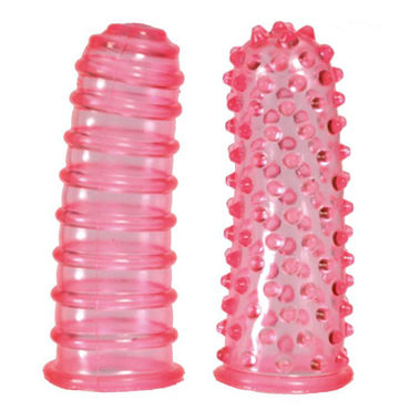 Seven Creations Clitofing, розовый, Две насадки на пальцы Seven Creations Clitofing, розовый, Две насадки на пальцы