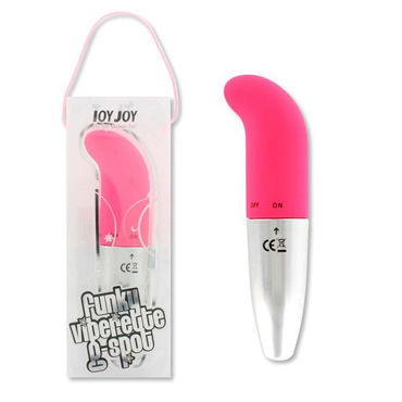Toy Joy G Funky Viberette, розовый, Вибратор для стимуляции точки G Toy Joy G Funky Viberette, розовый, Вибратор для стимуляции точки G