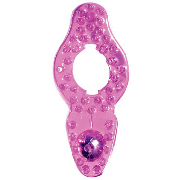 Toy Joy Wonderful Womanizer Precious, фиолетовое, Кольцо на пенис, с жемчужинкой для стимуляции клитора Toy Joy Wonderful Womanizer Precious, фиолетовое, Кольцо на пенис, с жемчужинкой для стимуляции клитора