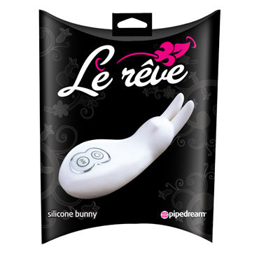 Pipedream Le Reve Silicone Bunny, белый, Вибромассажер для стимуляции клитора в форме кролика Pipedream Le Reve Silicone Bunny, белый, Вибромассажер для стимуляции клитора в форме кролика