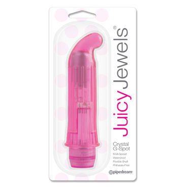 Pipedream Juicy Jewels Crystal G-Spot, Вибратор для стимуляции точки G из супер мягкого материала Pipedream Juicy Jewels Crystal G-Spot, Вибратор для стимуляции точки G из супер мягкого материала