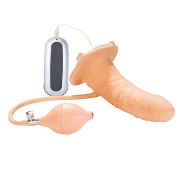 Supreme Nature Prosthetic Pump, Вибрирующий фалопротез с помпой Supreme Nature Prosthetic Pump, Вибрирующий фалопротез с помпой