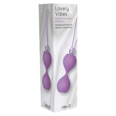 Mae B Lovely Vibes Love Balls, фиолетовые - Вагинальные шарики с гладкой поверхностью - купить в секс шопе Mae B Lovely Vibes Love Balls, фиолетовые - Вагинальные шарики с гладкой поверхностью - купить в секс шопе