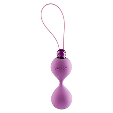 Mae B Lovely Vibes Love Balls, фиолетовые, Вагинальные шарики с гладкой поверхностью Mae B Lovely Vibes Love Balls, фиолетовые, Вагинальные шарики с гладкой поверхностью
