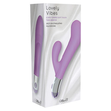 Mae B Lovely Vibes G-spot Twin, розовый - Вибратор для стимуляции точки G и клитора - купить в секс шопе Mae B Lovely Vibes G-spot Twin, розовый - Вибратор для стимуляции точки G и клитора - купить в секс шопе
