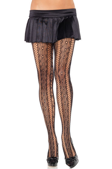 Leg Avenue колготки, С красивым плетением Leg Avenue колготки, С красивым плетением