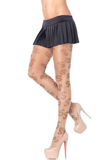 Leg Avenue Dollar Nude, С принтом ''доллары'' Leg Avenue Dollar Nude, С принтом ''доллары''
