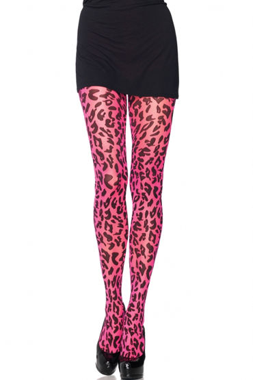 Leg Avenue колготки, С леопардовым принтом Leg Avenue колготки, С леопардовым принтом