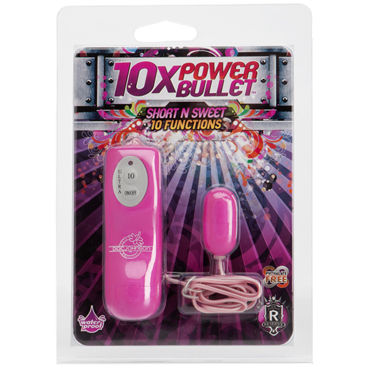 Doc Johnson 10X Power Short n Sweet, розовое - Виброяйцо, 10 функций - купить в секс шопе Doc Johnson 10X Power Short n Sweet, розовое - Виброяйцо, 10 функций - купить в секс шопе