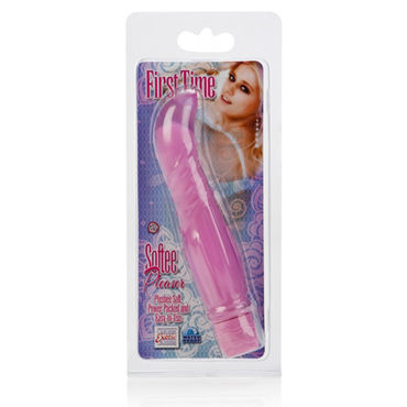 California Exotic First Time Softee Pleasers, розовый - Вибратор со съемной насадкой - купить в секс шопе California Exotic First Time Softee Pleasers, розовый - Вибратор со съемной насадкой - купить в секс шопе