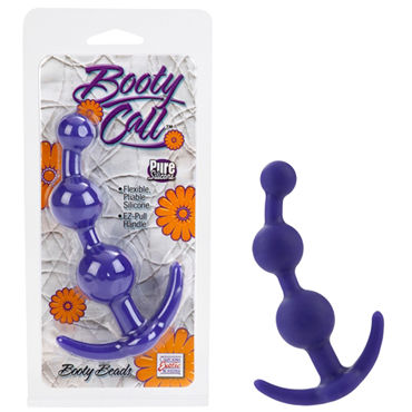 California Exotic Booty Call Booty Beads, фиолетовая, Анальная цепочка California Exotic Booty Call Booty Beads, фиолетовая, Анальная цепочка