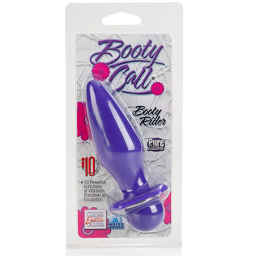California Exotic Booty Call Booty Rider, фиолетовая - Анальная вибропробка - купить в секс шопе California Exotic Booty Call Booty Rider, фиолетовая - Анальная вибропробка - купить в секс шопе