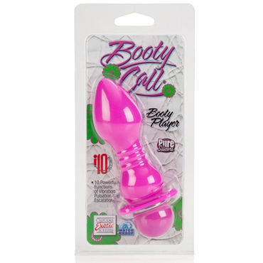 California Exotic Booty Call Booty Player, розовая - Анальная вибропробка - купить в секс шопе California Exotic Booty Call Booty Player, розовая - Анальная вибропробка - купить в секс шопе