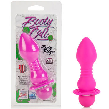 California Exotic Booty Call Booty Player, розовая, Анальная вибропробка California Exotic Booty Call Booty Player, розовая, Анальная вибропробка