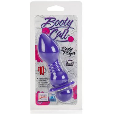 California Exotic Booty Call Booty Player, фиолетовая - Анальная вибропробка - купить в секс шопе California Exotic Booty Call Booty Player, фиолетовая - Анальная вибропробка - купить в секс шопе