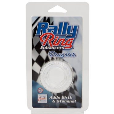 California Exotic Rally Ring Enhancers Dragster Rings, прозрачное, Эрекционное кольцо в форме автомобильной шины и другие товары California Exotic с фото California Exotic Rally Ring Enhancers Dragster Rings, прозрачное, Эрекционное кольцо в форме автомобильной шины и другие товары California Exotic с фото