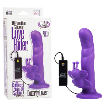 California Exotic Love Rider Butterfly Lovers, фиолетовый, Старпон для турсиков, с вибрацией California Exotic Love Rider Butterfly Lovers, фиолетовый, Старпон для турсиков, с вибрацией