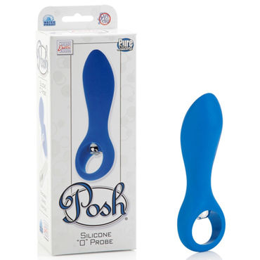 California Exotic Posh Silicone “O” Probes, синий, Анальный стимулятор с виброэлементом California Exotic Posh Silicone “O” Probes, синий, Анальный стимулятор с виброэлементом