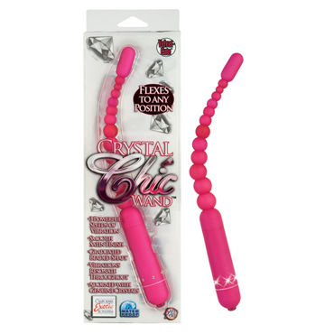 California Exotic Crystal Chic Wands, розовый, Анальный вибратор California Exotic Crystal Chic Wands, розовый, Анальный вибратор