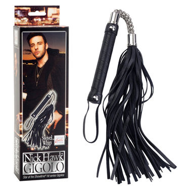 California Exotic Nick Hawk Gigolo Swivel Whip, Многохвостая плеть California Exotic Nick Hawk Gigolo Swivel Whip, Многохвостая плеть