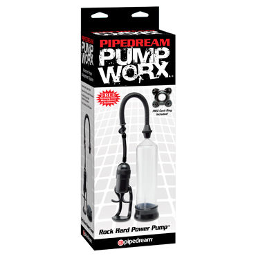 Pipedream Pump Worx Rock Hard Power Pump, Мужская помпа с рычагом Pipedream Pump Worx Rock Hard Power Pump, Мужская помпа с рычагом