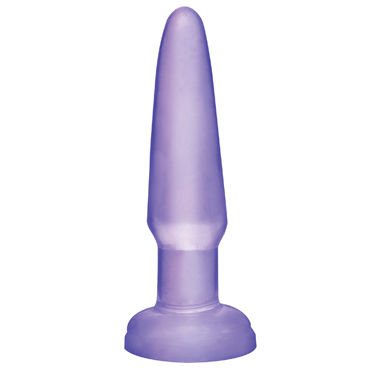 Pipedream Basix Rubber Works Beginners Butt Plug, фиолетовая, Анальная пробка небольшого размера Pipedream Basix Rubber Works Beginners Butt Plug, фиолетовая, Анальная пробка небольшого размера