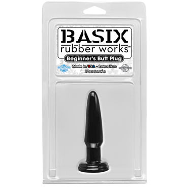Pipedream Basix Rubber Works Beginners Butt Plug, черная - фото, отзывы Pipedream Basix Rubber Works Beginners Butt Plug, черная - фото, отзывы