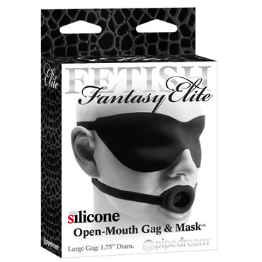 Pipedream Large Open-Mouth Gag & Mask, Кляп-расширитель и маска Pipedream Large Open-Mouth Gag & Mask, Кляп-расширитель и маска
