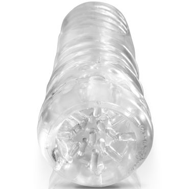 Pipedream Extreme Crystal Clear Tickler - Компактный мастурбатор - купить в секс шопе Pipedream Extreme Crystal Clear Tickler - Компактный мастурбатор - купить в секс шопе