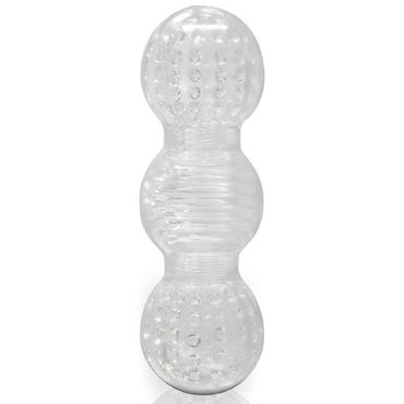 Pipedream Extreme Crystal Clear Stimulator - Компактный мастурбатор - купить в секс шопе Pipedream Extreme Crystal Clear Stimulator - Компактный мастурбатор - купить в секс шопе