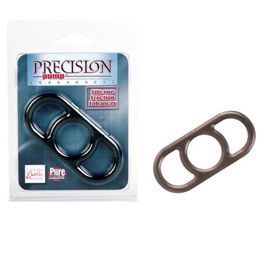 California Exotic Precision Pump, серое, Кольцо на пенис для усиления эрекции California Exotic Precision Pump, серое, Кольцо на пенис для усиления эрекции