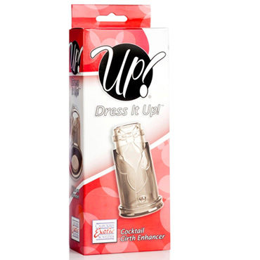 California Exotic Up Dress It Up Cocktail Girth Enhancers, серая - Эрекционная насадка на пенис - купить в секс шопе California Exotic Up Dress It Up Cocktail Girth Enhancers, серая - Эрекционная насадка на пенис - купить в секс шопе