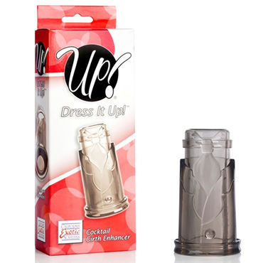 California Exotic Up Dress It Up Cocktail Girth Enhancers, серая, Эрекционная насадка на пенис California Exotic Up Dress It Up Cocktail Girth Enhancers, серая, Эрекционная насадка на пенис