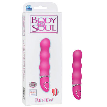 California Exotic Body & Soul Renew, розовый, Рельефный вибратор California Exotic Body & Soul Renew, розовый, Рельефный вибратор