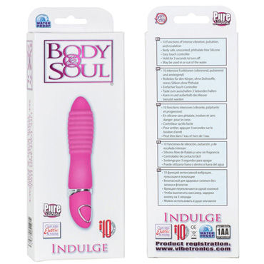 California Exotic Body & Soul Indulge, розовый - Рельефный вибратор - купить в секс шопе California Exotic Body & Soul Indulge, розовый - Рельефный вибратор - купить в секс шопе