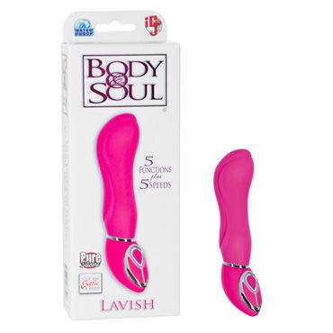California Exotic Body & Soul Lavish, розовый, Вибратор рельефной формы California Exotic Body & Soul Lavish, розовый, Вибратор рельефной формы
