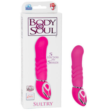 California Exotic Body & Soul Sultry, розовый, Рельефный вибратор California Exotic Body & Soul Sultry, розовый, Рельефный вибратор