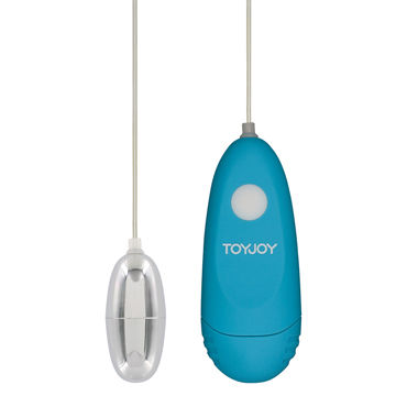Toy Joy Funky Splash, голубое, Виброяйцо с выносным пультом управления Toy Joy Funky Splash, голубое, Виброяйцо с выносным пультом управления