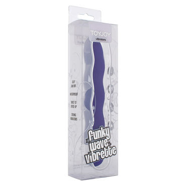Toy Joy Hi-Tech Funky Wave, фиолетовый - фото, отзывы Toy Joy Hi-Tech Funky Wave, фиолетовый - фото, отзывы