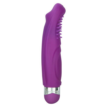 Toy Joy Hi-Tech Happy Tickle, фиолетовый, Вибратор с мягкими стимулирующими усиками Toy Joy Hi-Tech Happy Tickle, фиолетовый, Вибратор с мягкими стимулирующими усиками