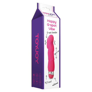Toy Joy Happy G-spot - Вибратор для стимуляции точки G - купить в секс шопе Toy Joy Happy G-spot - Вибратор для стимуляции точки G - купить в секс шопе