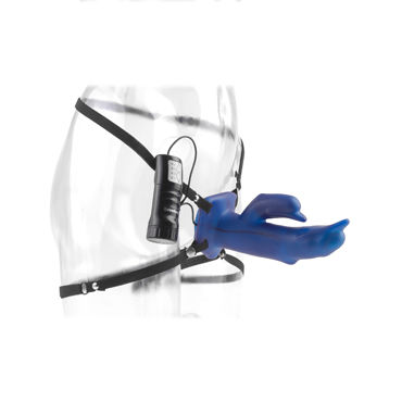 Pipedream Waterproof Dolphin Hollow Strap-On, Страпон с клиторальным стимулятором и другие товары Pipedream с фото Pipedream Waterproof Dolphin Hollow Strap-On, Страпон с клиторальным стимулятором и другие товары Pipedream с фото