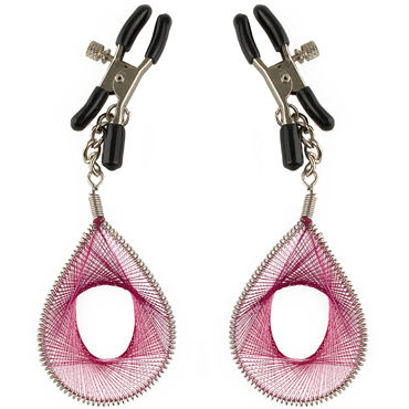 Pipedream Teardrop Nipple Clamps - Зажимы для сосков с подвесками - купить в секс шопе Pipedream Teardrop Nipple Clamps - Зажимы для сосков с подвесками - купить в секс шопе
