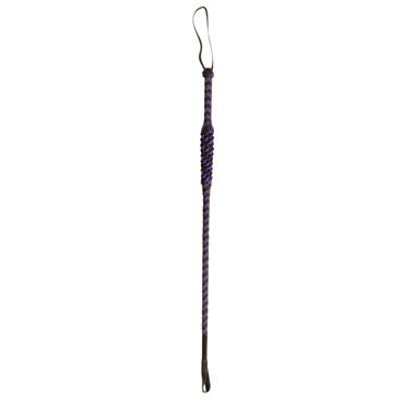 Pipedream Deluxe Riding Crop, фиолетовый, Кожаный плетенный стек Pipedream Deluxe Riding Crop, фиолетовый, Кожаный плетенный стек